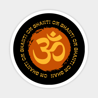 Om Shanti Shanti Shanti Magnet